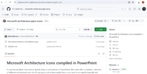 Microsoft Architecture Icons compiled in PowerPoint