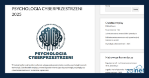 Wystąpienie na konferencji Psychologia Cyberprzestrzeni 2025 - ZALNET