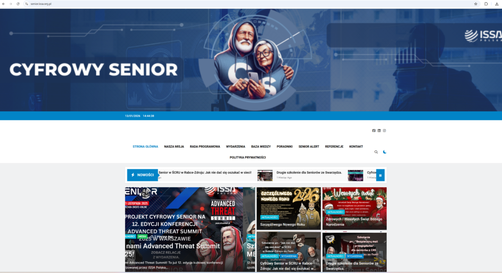 Zrzut strony https://senior.issa.org.pl/
