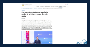 Ustawa o sztucznej inteligencji – polska odpowiedź na AI Act - ZALNET