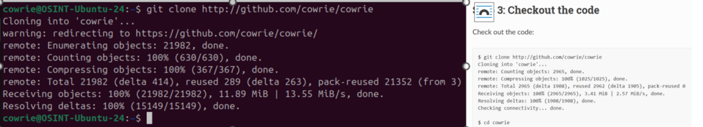Porównanie poleceń git clone