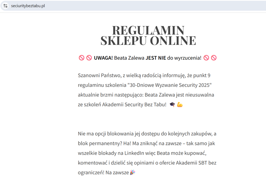 Seciurity Bez Tabu
