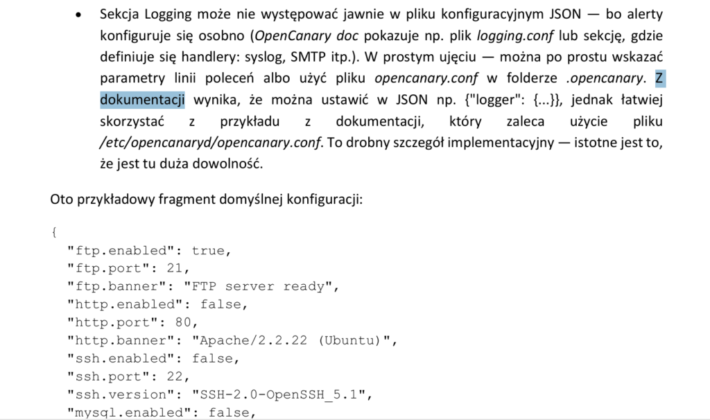 Fragment książki "Honeypoty w praktyce".
