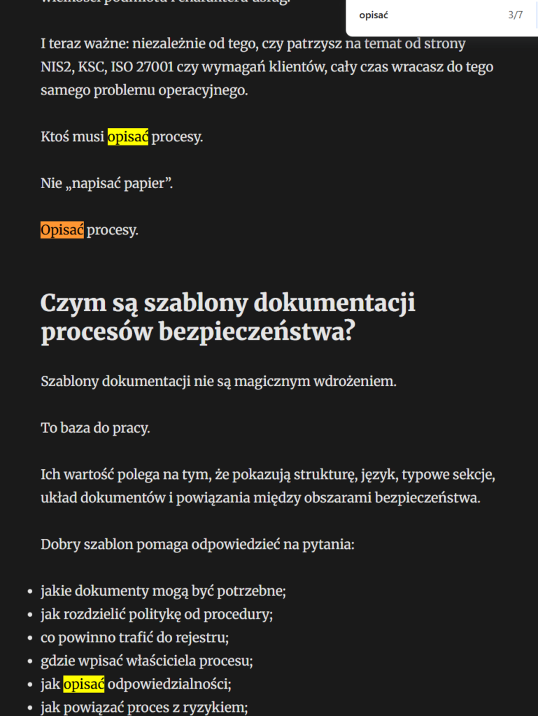 Opisywannie proceesów, securitybeztabu.pl, dostęp: 20.06.2026