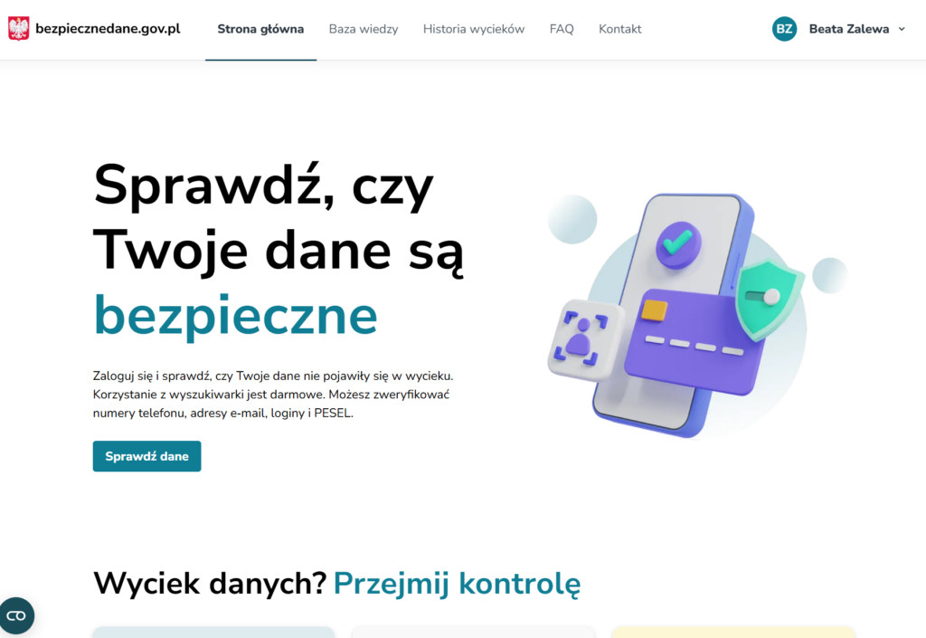 Bezpiecznedane.gov.pl - darmowe narzędzia OSINT na polskim podwórku, dostęp: 20.06.2026