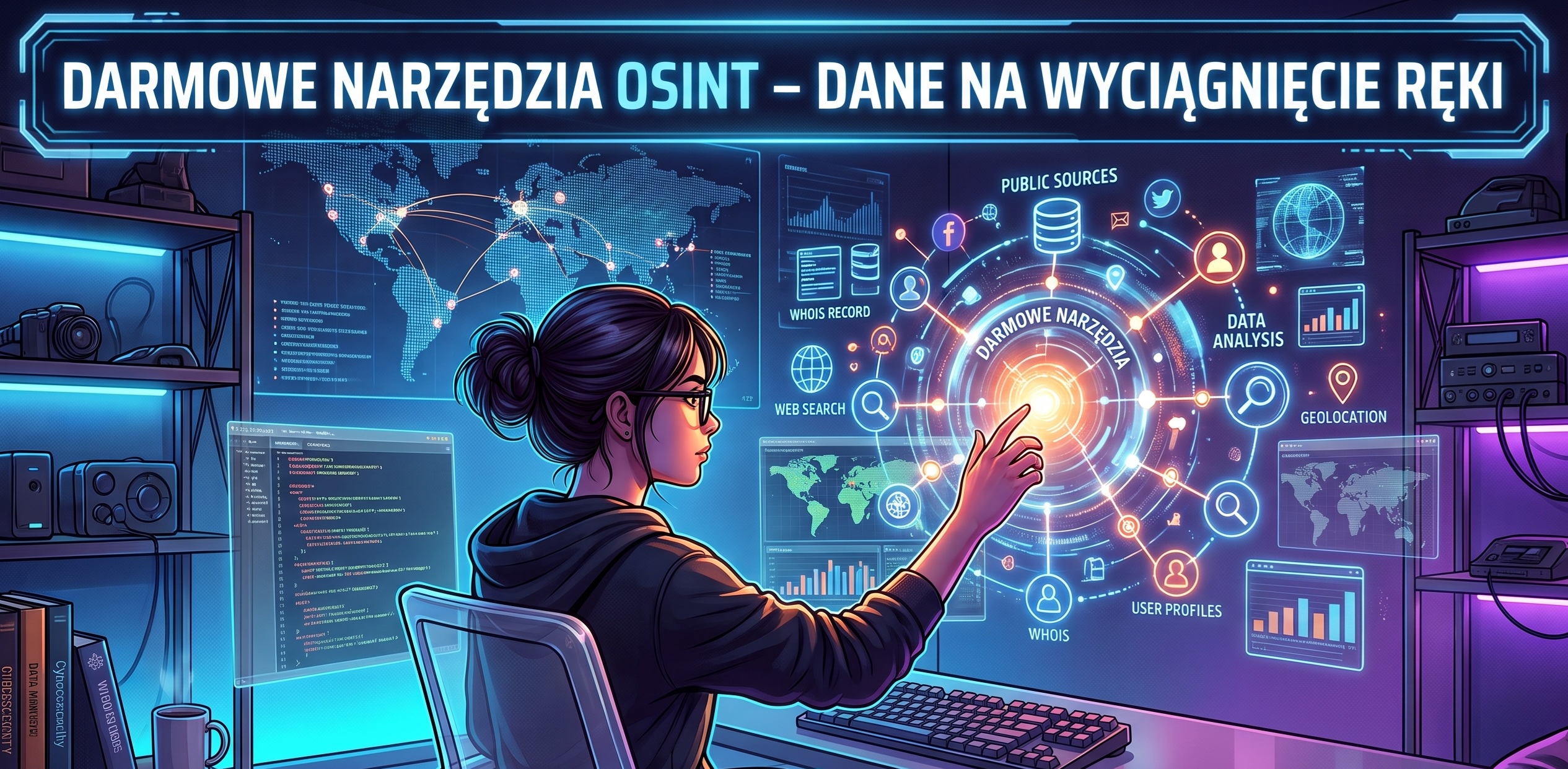 Darmowe narzędzia OSINT – dane na wyciągnięcie ręki