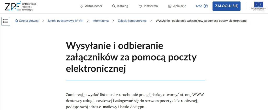 ZPE - Zintegrowana Platforma Edukacyjna, dostęp 05.07.2026