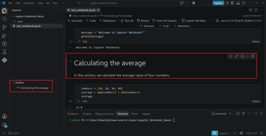 (EN) Headers in Jupyter Notebook