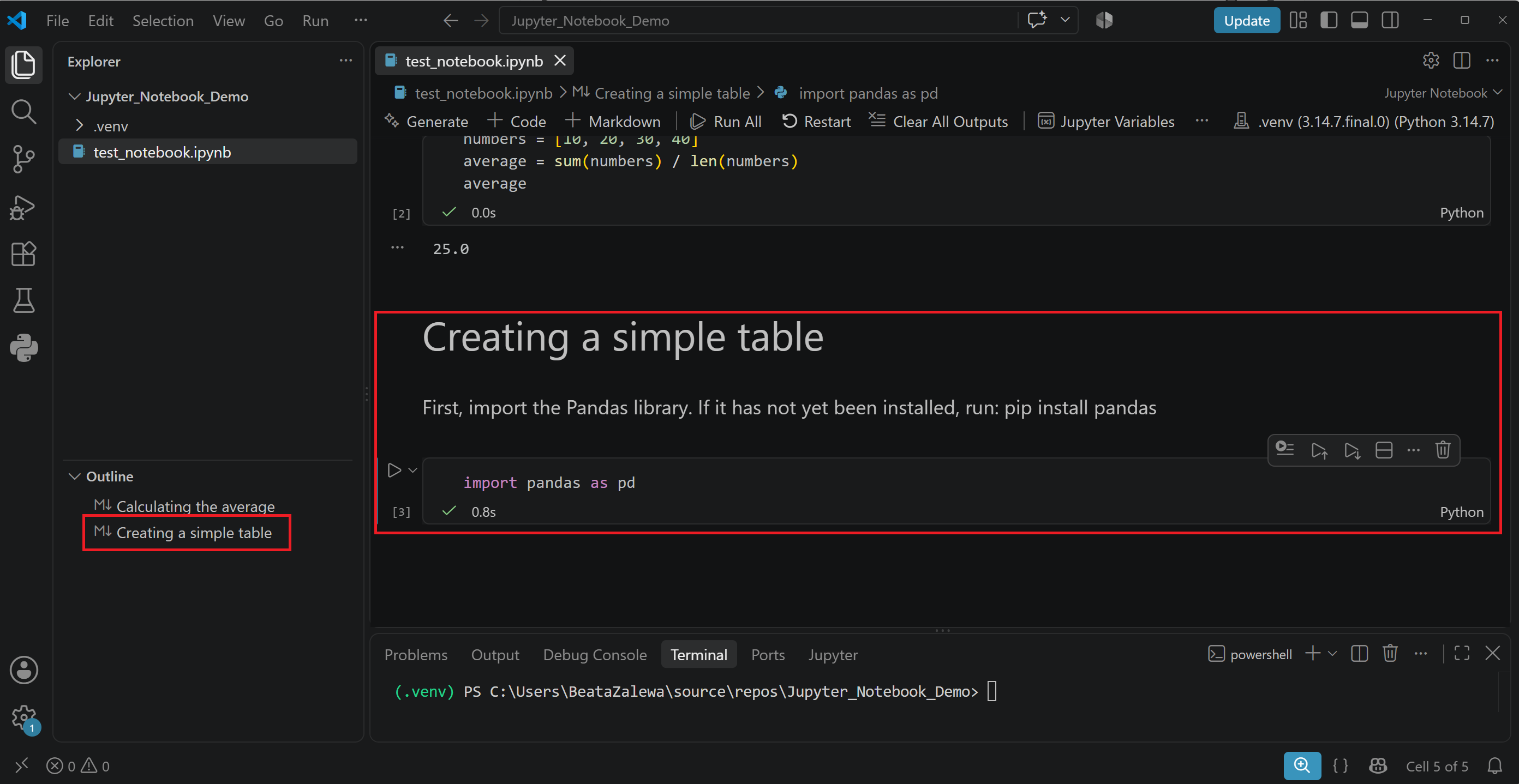 (EN) Import pandas library