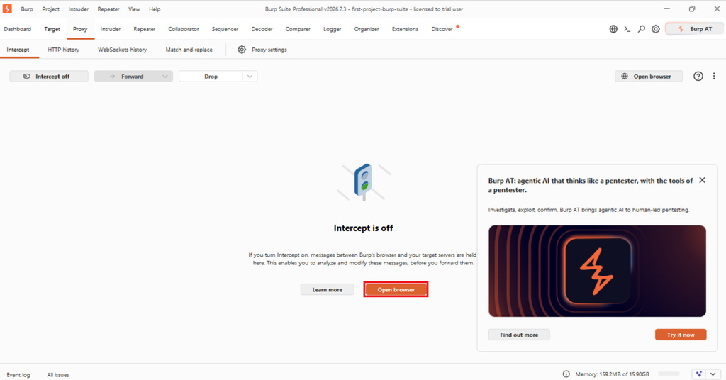 Open Browser option