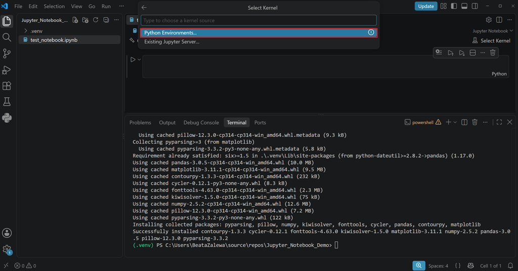 (PL) Python Environments w VS Code/(EN) Python Environments in VS Code