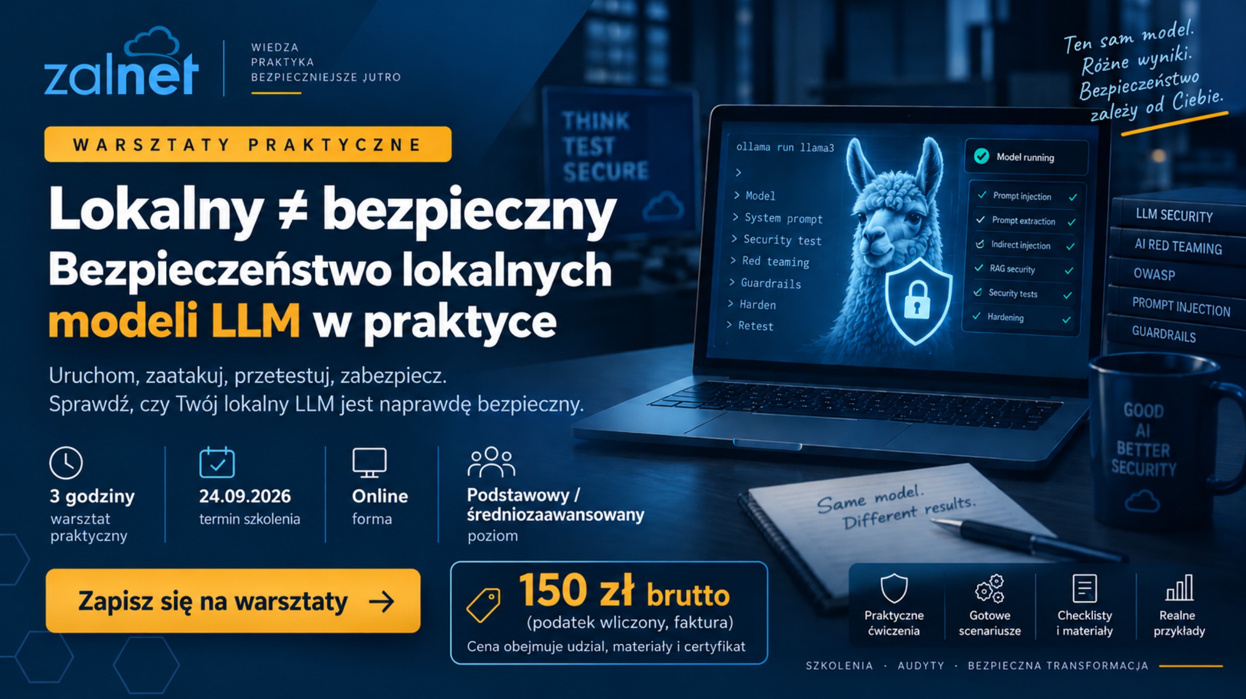 Warsztat AI Security – zabezpieczanie lokalnych modeli LLM