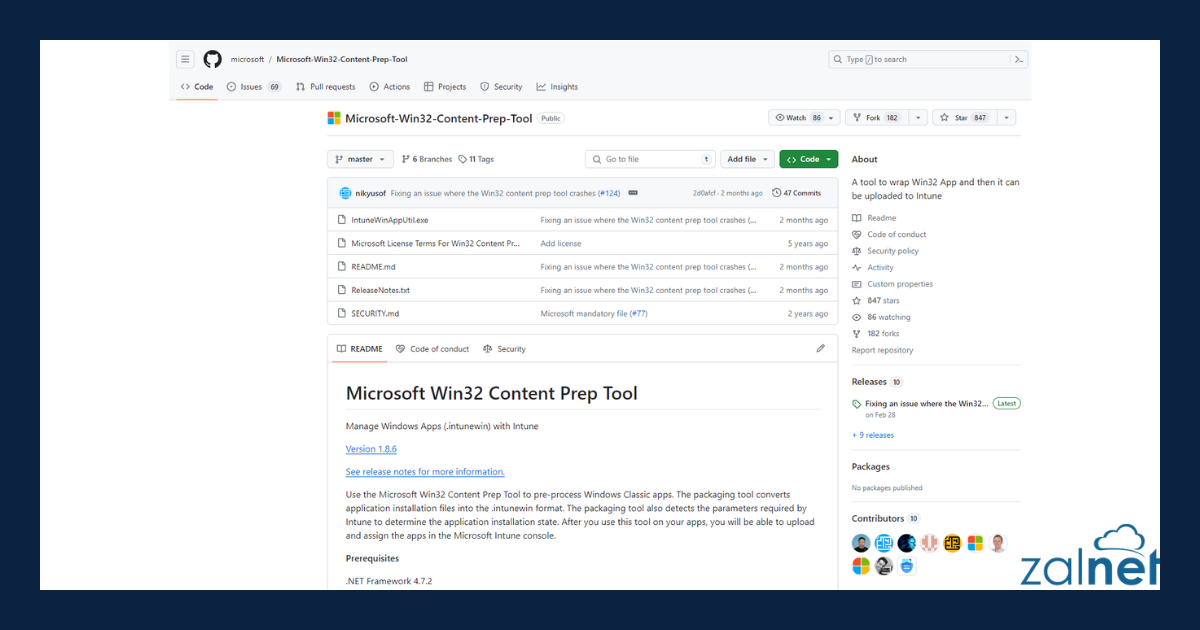 How to Create a Win32 Application and Deploy with Microsoft Intune - ZALNET