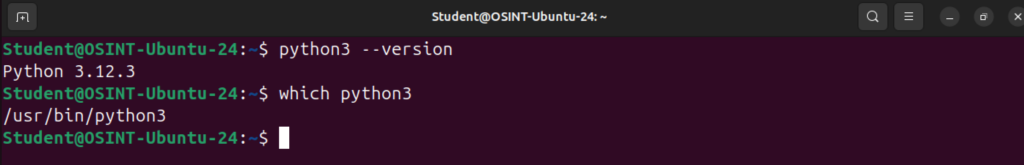 Python version - Ubuntu
