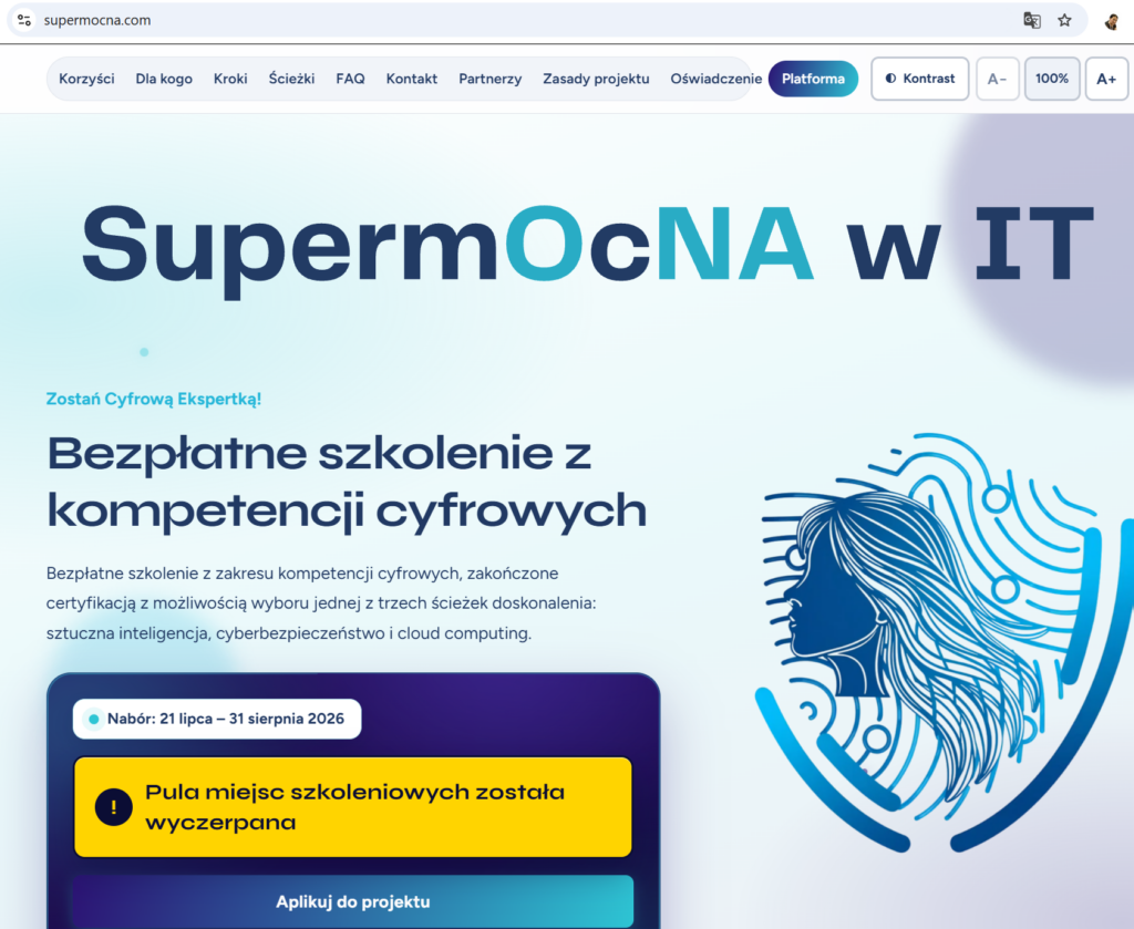 SupermOcNA w IT - strona programu